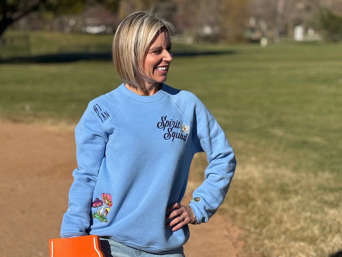Spirit Squad Embroidered Sweatshirt