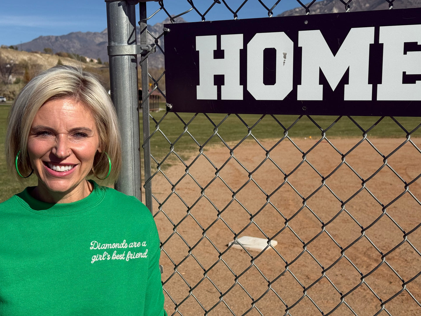 Diamonds Are a Girl’s Best Friend Sweatshirt