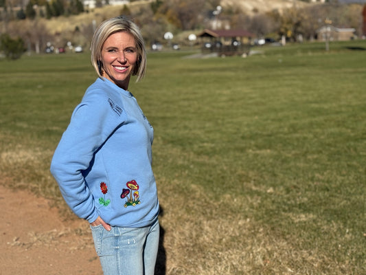 Spirit Squad Embroidered Sweatshirt