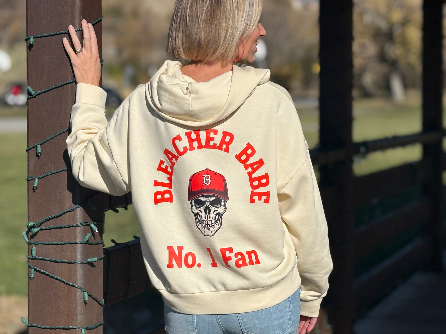 #1 Fan Skull Hoodie